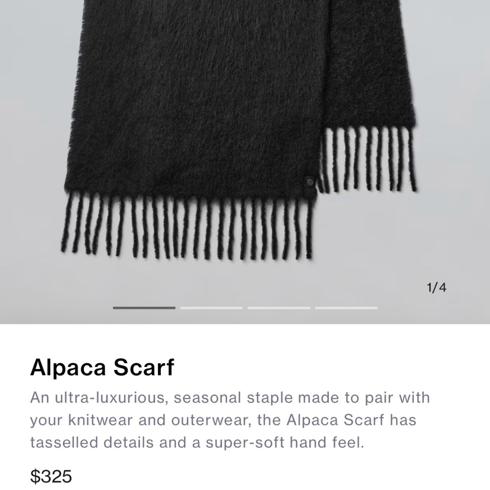 Canada Goose Alpaca Scarf (BRAND NEW with tags)